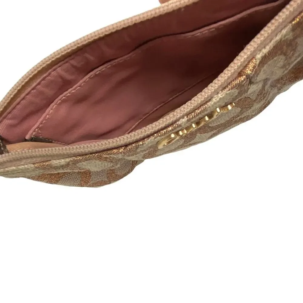 COACH Signature Bronze Metallic 
